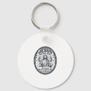 Jesus ASL Deaf Community Inclusion Shirt Christian Keychain