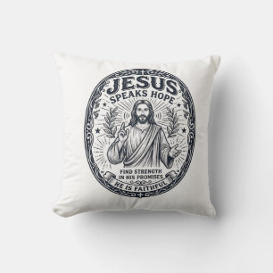 Jesus ASL Deaf Community Inclusion Shirt Christian Throw Pillow