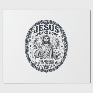 Jesus ASL Deaf Community Inclusion Shirt Christian Wrapping Paper