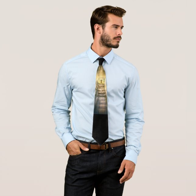 Jesus at Empty Tomb Easter Resurrection Tie (In Situ)