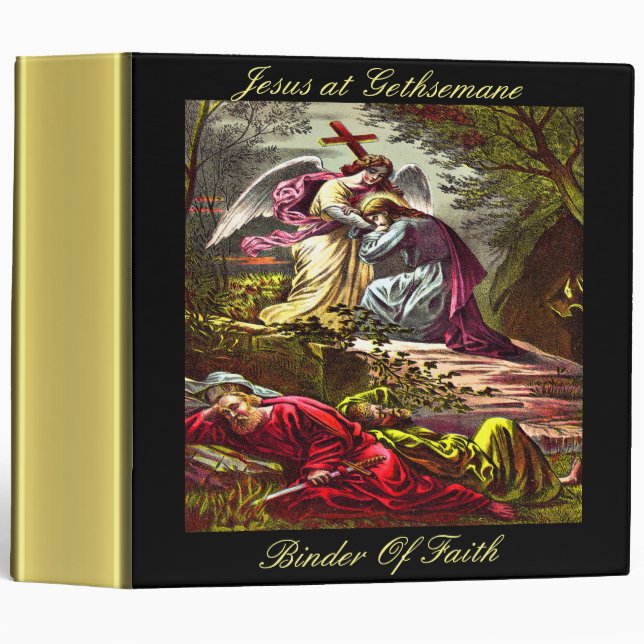 Jesus at Gethsemane Binder (Front/Spine)