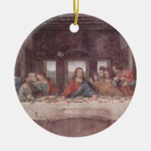 Jesus at The Last Supper, Leonardo da Vinci Ceramic Ornament