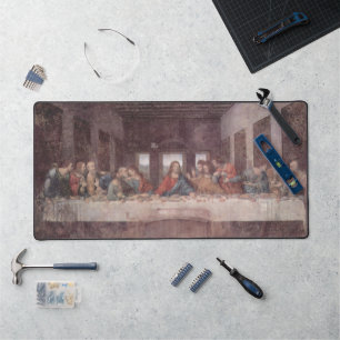 Jesus at The Last Supper, Leonardo da Vinci Desk Mat