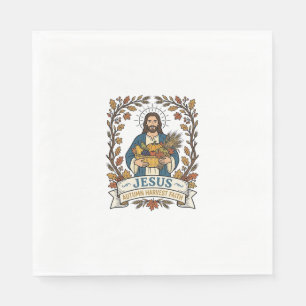 Jesus Autumn Harvest Faith Jesus Autumn Harvest Ch Napkin