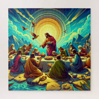 Jésus avec les 12 desiples Puzzle