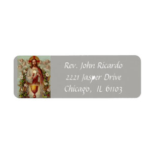 Jésus avec l'eucharistie et le calice
