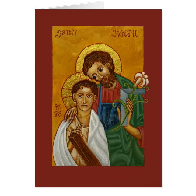 Jésus avec St Joseph comme travailleur & Père cart (Devant)