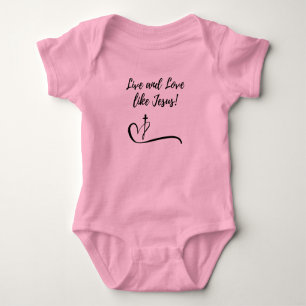 Jesus Baby One Piece Bodysuit