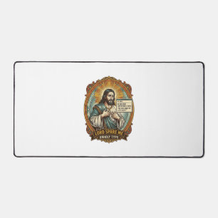 Jesus Bad Autocorrect Message Boss Embarrassing Wo Desk Mat