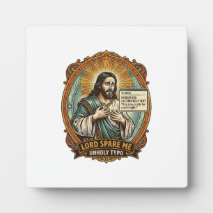 Jesus Bad Autocorrect Message Boss Embarrassing Wo Plaque