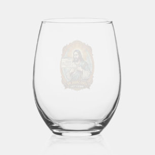 Jesus Bad Autocorrect Message Boss Embarrassing Wo Stemless Wine Glass