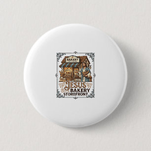 Jesus Bakery Storefront Jesus Bakery Storefront Ch 2 Inch Round Button