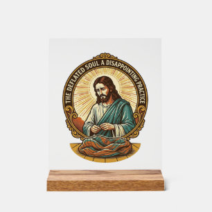 Jésus Balle De Yoga Complètement Dégonflée Humour