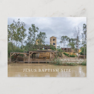 Jesus Baptism Site view postcard