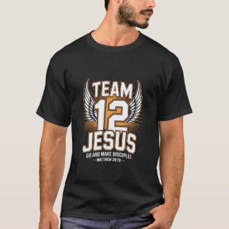 Jesus Baseball Team Jesus Christian Matthew 2819 V T-Shirt