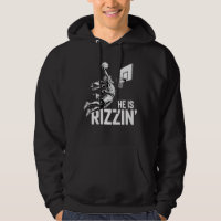 Jesus Basketball He Is Rizzin' Funny Christian