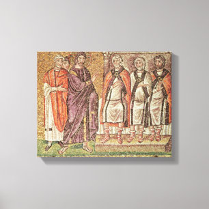 Jesus before Caiphus Canvas Print