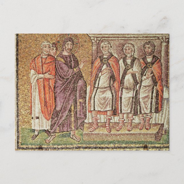 Jesus before Caiphus Postcard (Front)