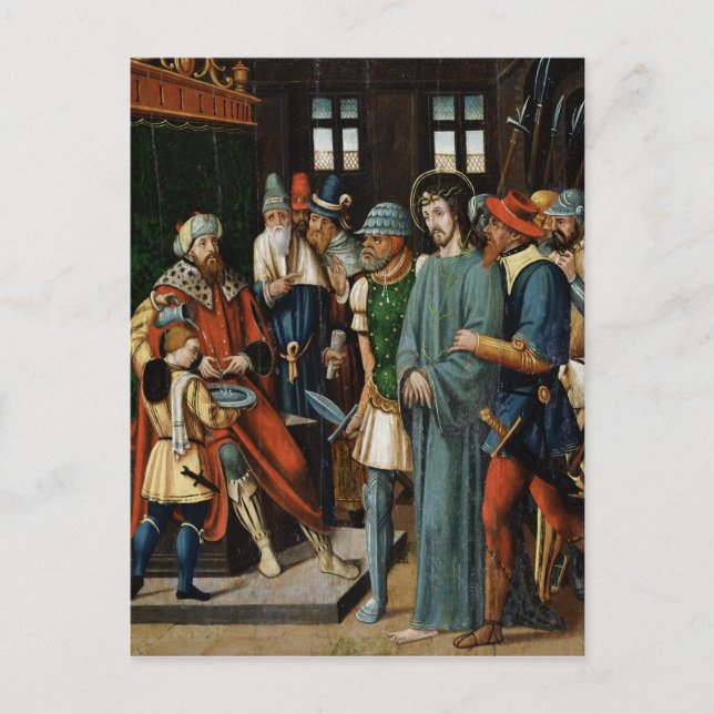 Jesus Before Pilate Postcard (Front)