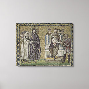 Jesus before Pontius Pilate Canvas Print