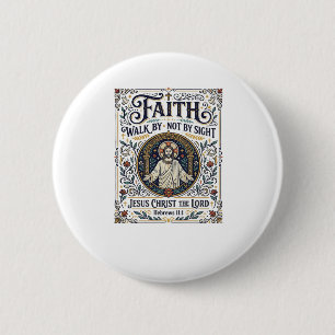 Jesus Bible Journalling Scripture Art Shirt Christ 2 Inch Round Button