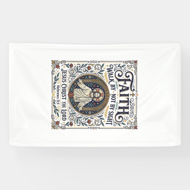 Jesus Bible Journalling Scripture Art Shirt Christ Banner (Horizontal)