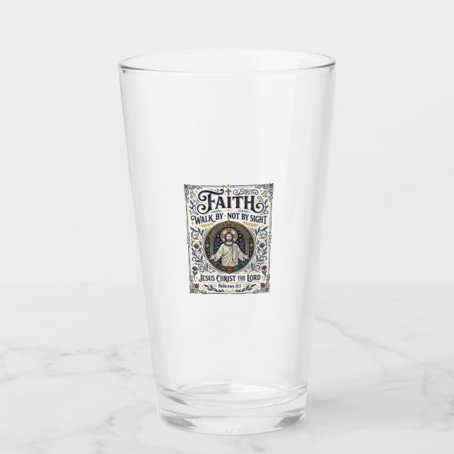 Jesus Bible Journalling Scripture Art Shirt Christ Glass (Front)