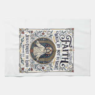 Jesus Bible Journalling Scripture Art Shirt Christ Kitchen Towel