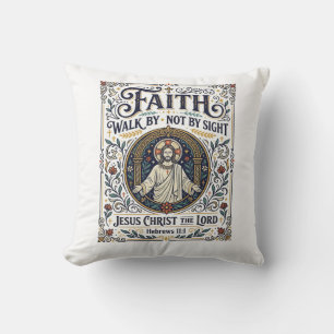 Jesus Bible Journalling Scripture Art Shirt Christ Throw Pillow