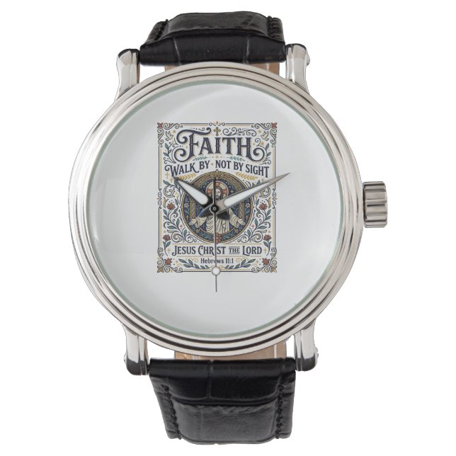 Jesus Bible Journalling Scripture Art Shirt Christ Watch (Front)