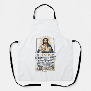 Jesus Bible Languages Hebrew Greek Nerd Shirt Fait Apron