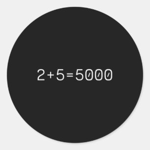 Jesus Bible Verse 2 Fishes 5 Breads Feed 5000 Scri Classic Round Sticker