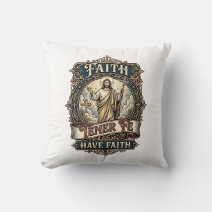 Jesus Bilingual Multicultural Families Shirt Faith Throw Pillow