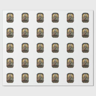 Jesus Black Screen Forgotten Webcam Cover Virtual Wrapping Paper