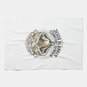 Jesus Blanket Comfort Symbol Jesus Blanket Comfort Kitchen Towel