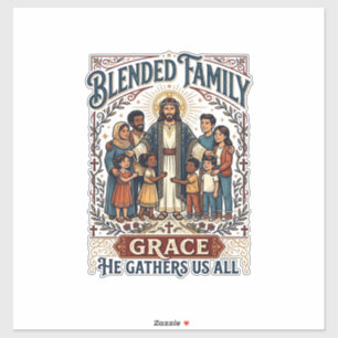 Jesus Blended Family Stepfamily Shirt Christian Gr