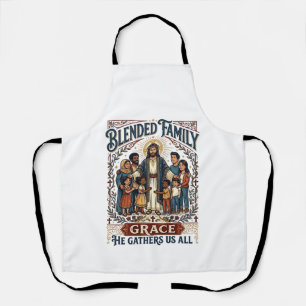 Jesus Blended Family Stepfamily Shirt Christian Gr Apron