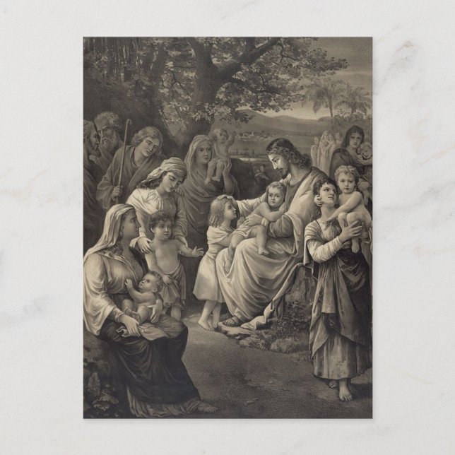 Jesus Blessing postcard (Front)