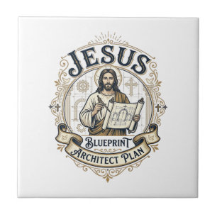 Jesus Blueprint Architect Plan Jesus Blueprint Arc Tile
