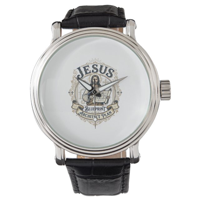 Jesus Blueprint Architect Plan Jesus Blueprint Arc Watch (Front)