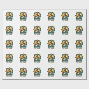 Jesus Blurry QR Code Wont Scan Menu Tech Humor_1 Wrapping Paper