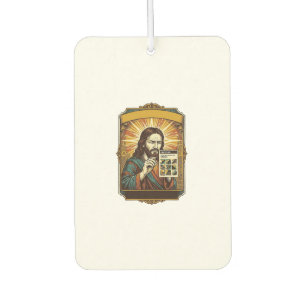 Jesus Blurry Stairs Captcha Test Tech Security Hum Air Freshener