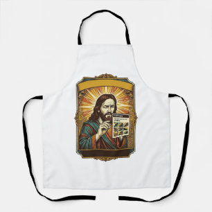 Jesus Blurry Stairs Captcha Test Tech Security Hum Apron