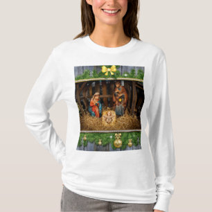 Jesus born manger T-Shirt