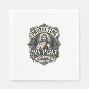 Jesus Boundaries Self Respect Shirt Faith Based De Napkin
