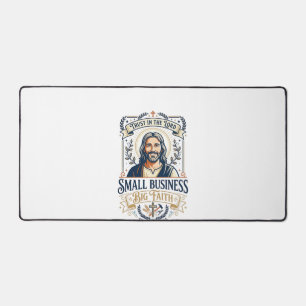 Jesus Boutique Small Business Owner Shirt Christia Desk Mat