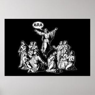 Jesus BRB lol Poster