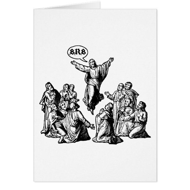 Jesus BRB lol shirt (Front)