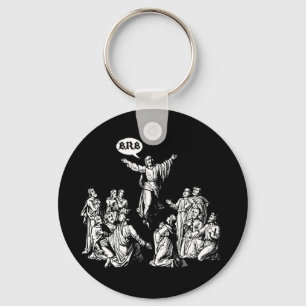 Jesus BRB lol shirt Keychain