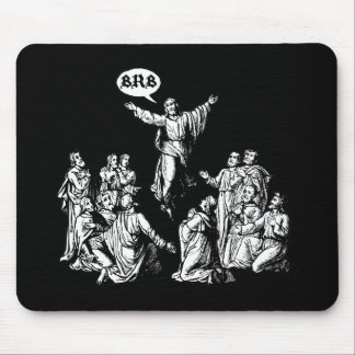 Jesus BRB lol shirt Mouse Pad